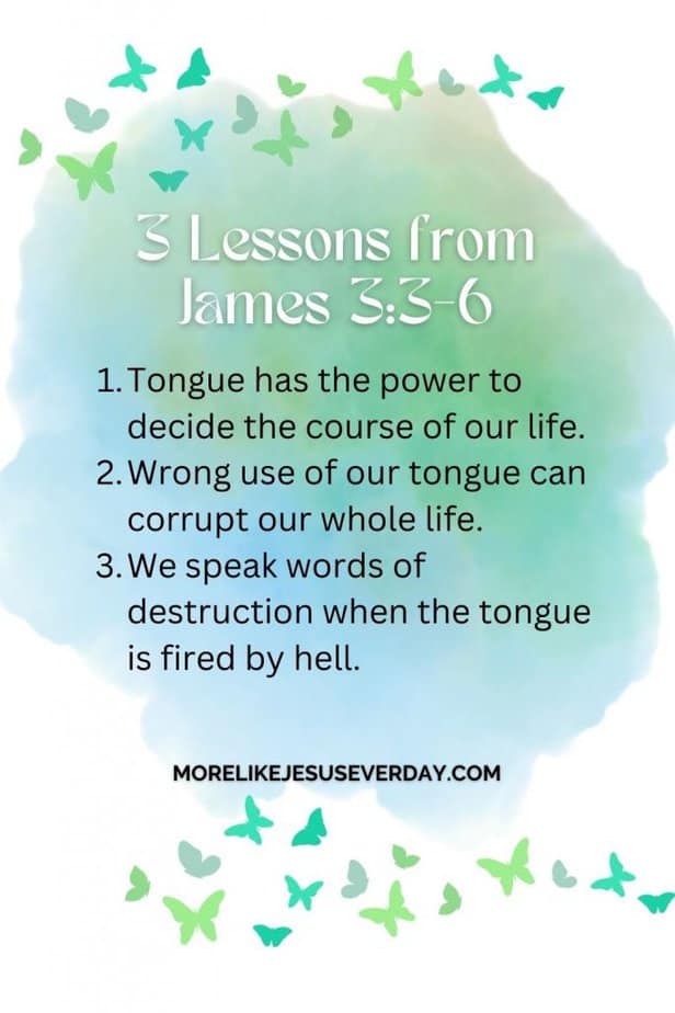 3 Lessons from James3:3-6